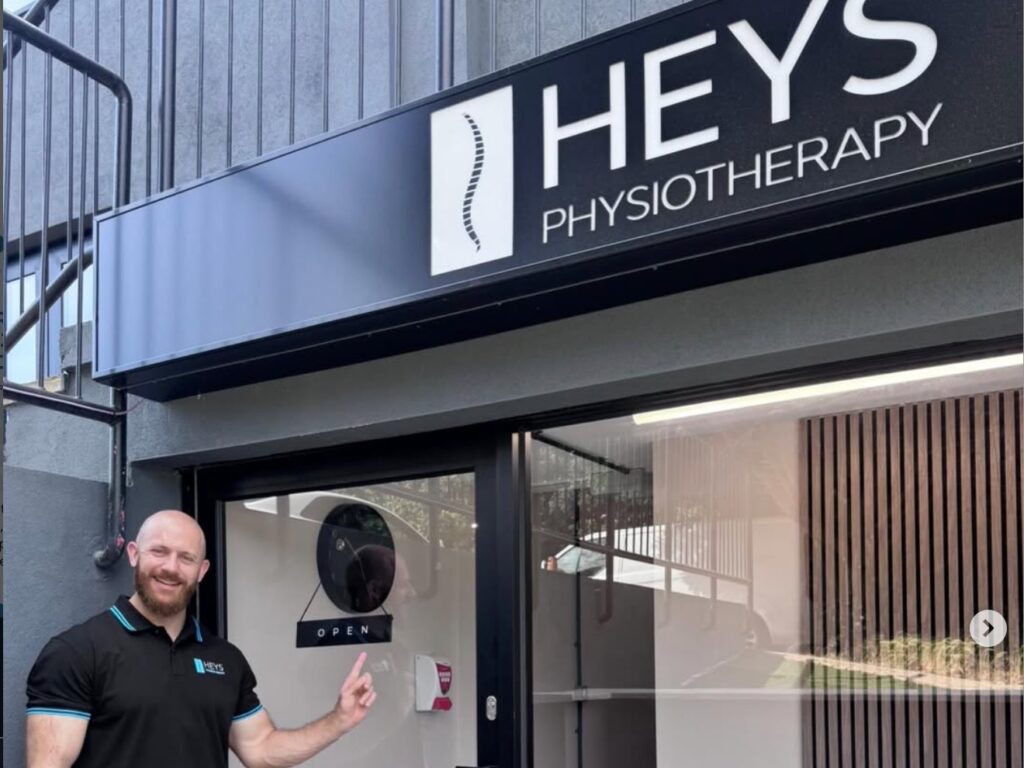 Heys Physiotherapy sports injury assessment at The Body Factory Harlow